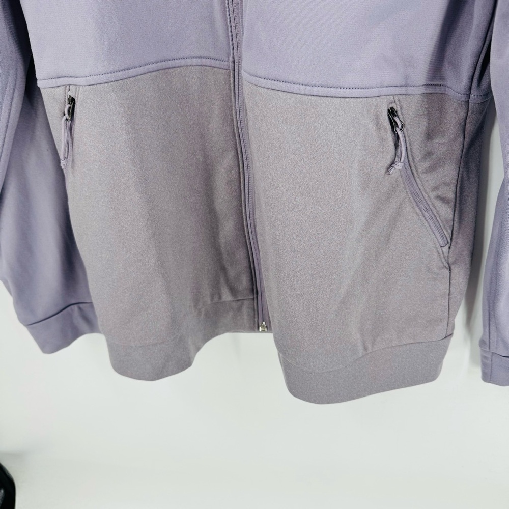 The North Face Women's Lavender Gray Zip-Up Funnel Neck Activewear Jacket Size L - Picture 6 of 11